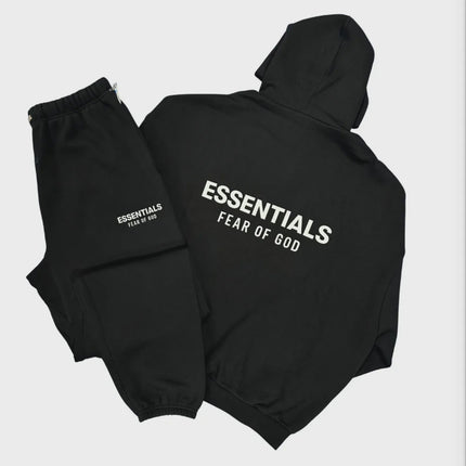 Fear of God Essentials Tracksuit (FW24) 'Black