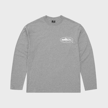 Corteiz OG Island Longsleeve Tee Grey