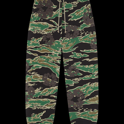 Denim Tears Wreath Sweatpants Green Camo