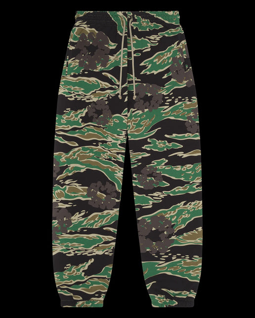 Denim Tears Wreath Sweatpants Green Camo