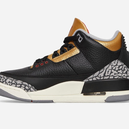 Jordan 3 Black Cement Gold