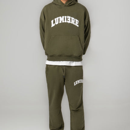 Lumiere Hooded Tracksuit ARMY GREEN