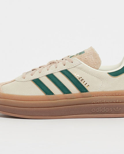 Adidas Gazelle Bold Magic Beige Collegiate Green