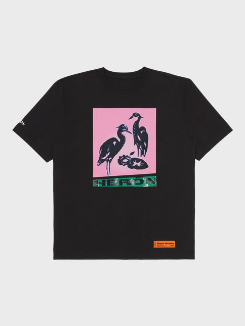 Heron preston Night Shift T-shirt Black/pink