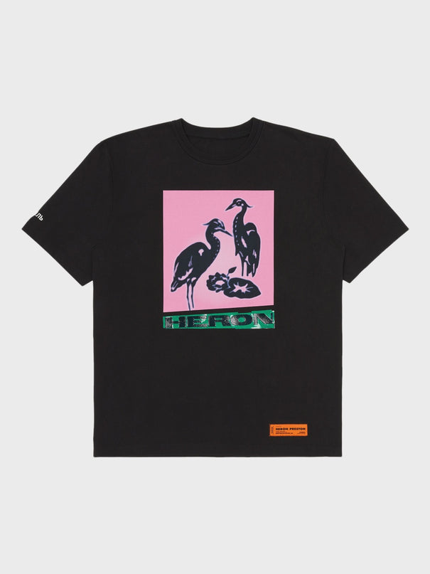 Heron preston Night Shift T-shirt Black/pink