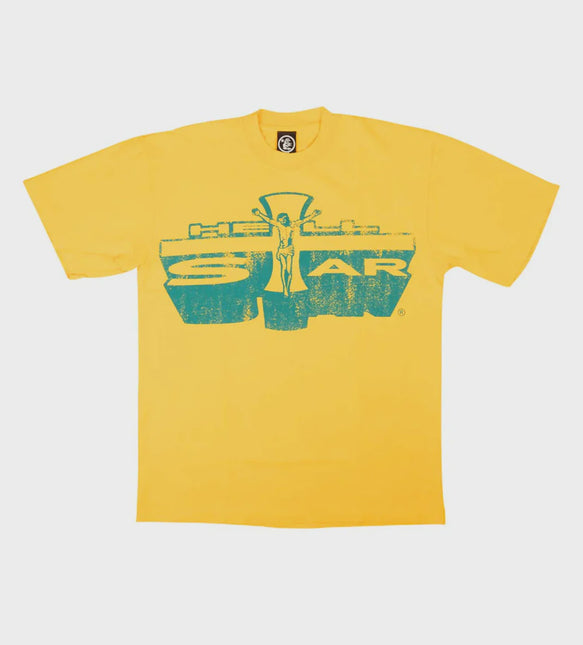 Hellstar Jesus Emblem Tee Yellow