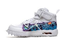 Air force 1 mid off white graffity