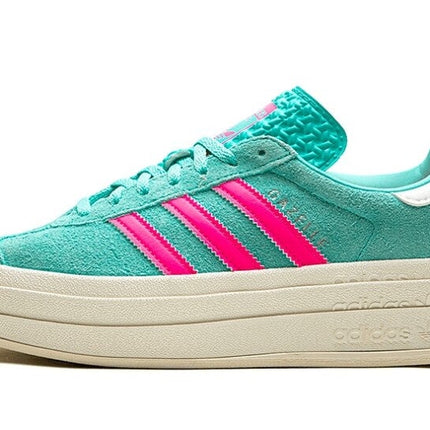 Adidas Gazelle Bold Flash Aqua Lucid Pink