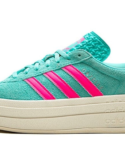 Adidas Gazelle Bold Flash Aqua Lucid Pink