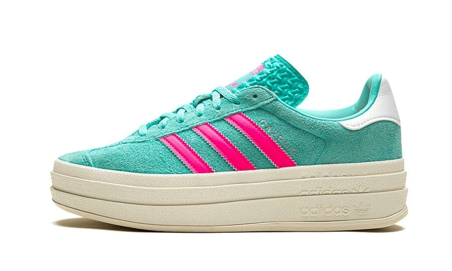 Adidas Gazelle Bold Flash Aqua Lucid Pink