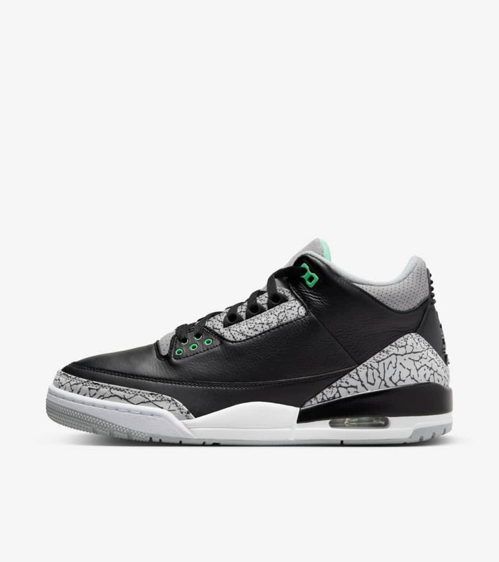 Jordan 3 Retro Green Glow