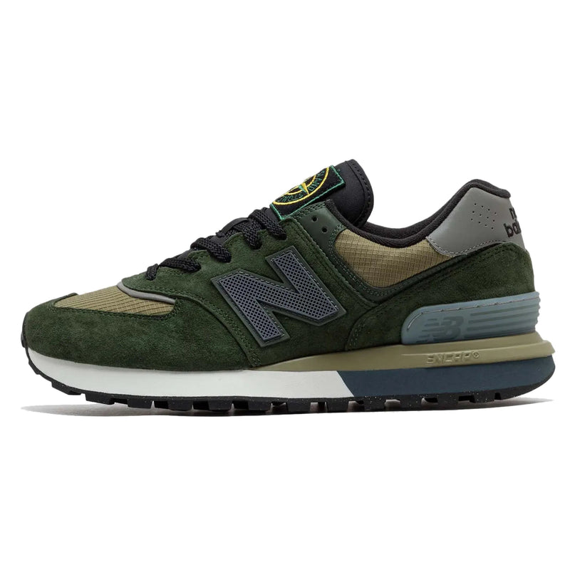 New Balance 574 x Stone Island Dark Green