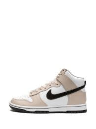 Nike Dunk High White Sanddrift Brown