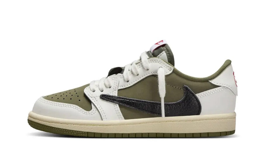 Jordan 1 Low Travis Medium Olive ps