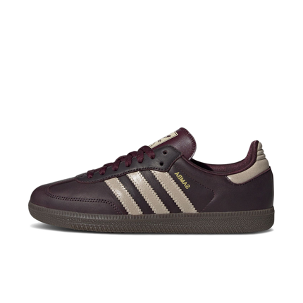 Adidas Samba in Maroon Crystal Sand