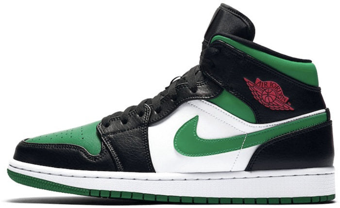 Jordan 1 mid green toe