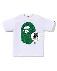 BAPE STORE SHIBUYA APE HEAD white tshirt