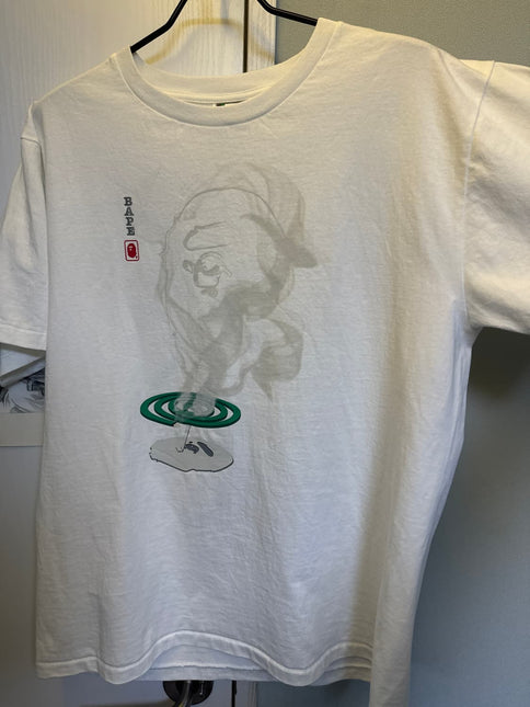 Bape Ape Head Smokey White T-shirt