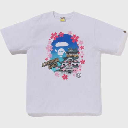 bape white tshirt osaka