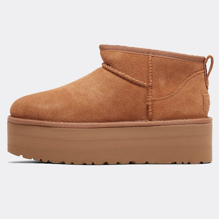 Ugg W Classic Ultra Mini Platform Chestnut