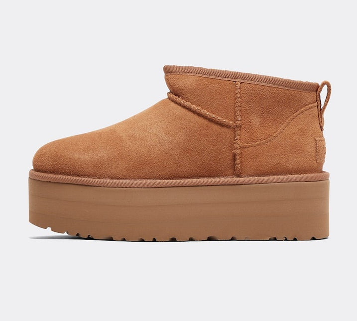 Ugg W Classic Ultra Mini Platform Chestnut