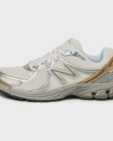 New Balance 860v2 Sea Salt Gold Metallic