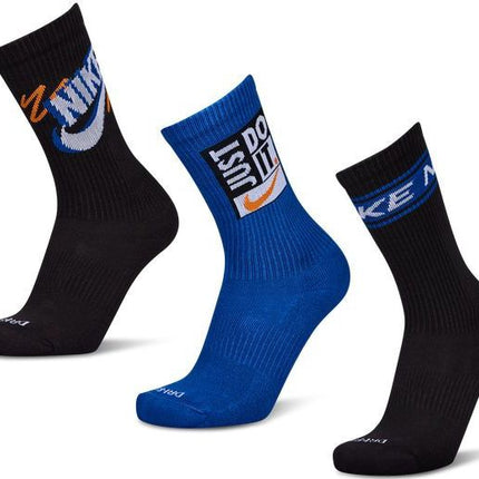 Nike - Everyday Cushioned - Sokken - Zwart - 3 Pack