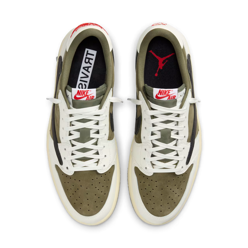 Jordan 1 Low Travis Medium Olive