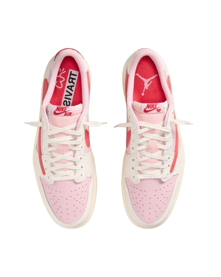 Travis Scott x Air Jordan 1 Retro Low OG PS 'Sail Tropical Pink'