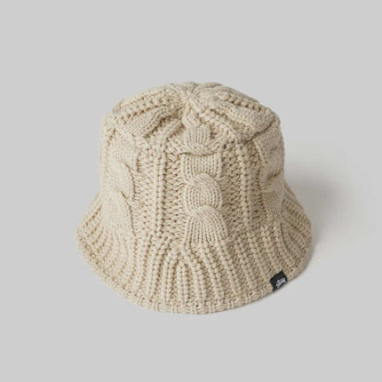 stussy cable knit buckethead