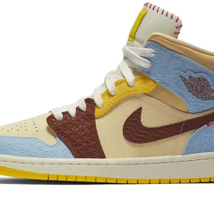 Jordan 1 Mid SE Fearless Maison Chateau Rouge