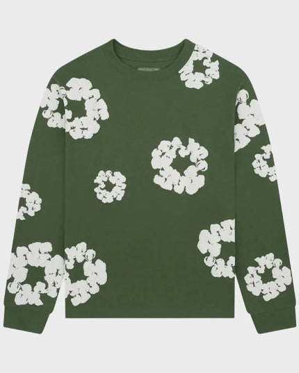Denim Tears Long Sleeve Green