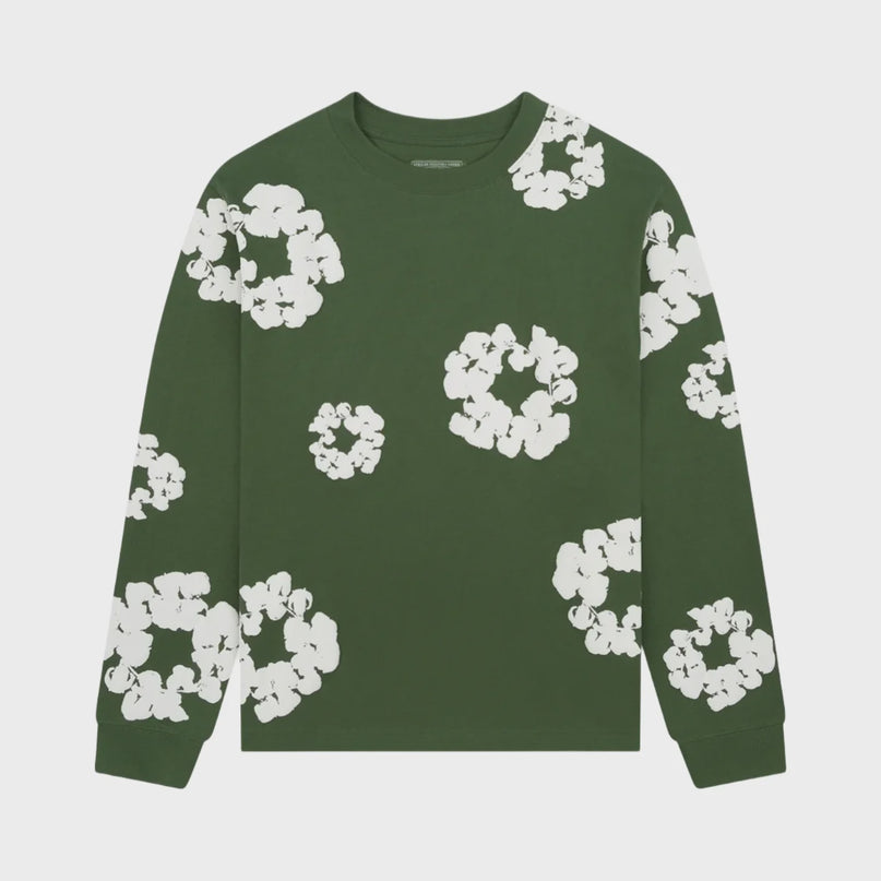 Denim Tears Long Sleeve Green