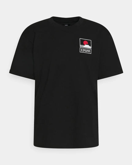 Edwin Sunset on Mt. Fuji Tee Black