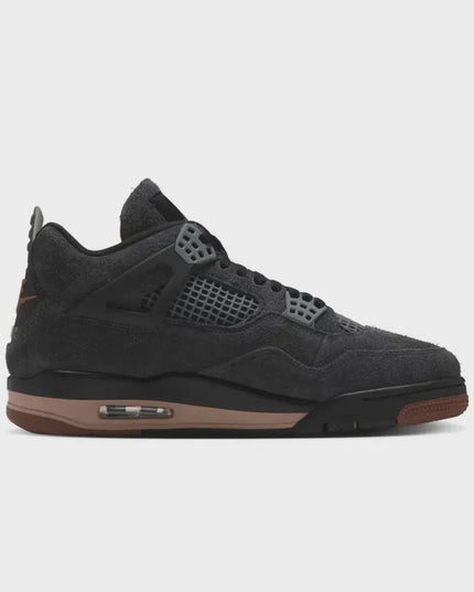 Air Jordan 4 London Black Red Bark Dark Smoke Grey