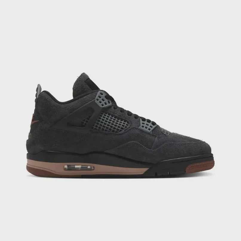 Air Jordan 4 London Black Red Bark Dark Smoke Grey