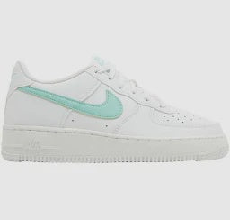Nike Air Force 1 Low White Emerald Rise GS