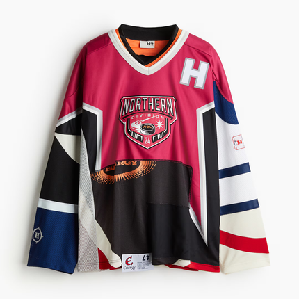 Heron Preston H2 X H&M LS Hockey Top Pink