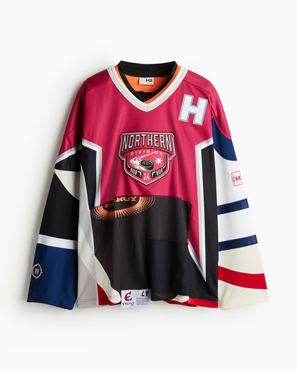 Heron Preston H2 X H&M LS Hockey Top Pink