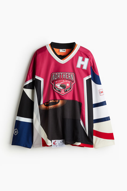 Heron Preston H2 X H&M LS Hockey Top Pink