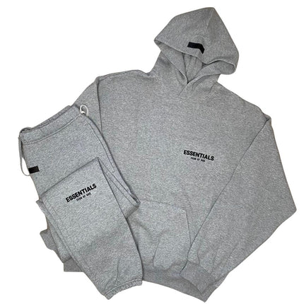 Fear of God ESSENTIALS - Dark Heather Oatmeal Tracksuit (SS22)