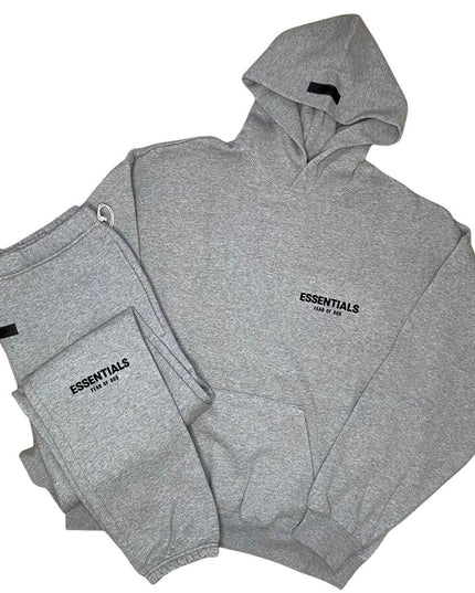 Fear of God ESSENTIALS - Dark Heather Oatmeal Tracksuit (SS22)