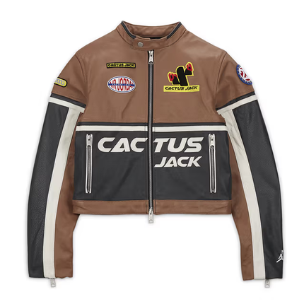Travis Scott x Jordan Leather Jacket Womens