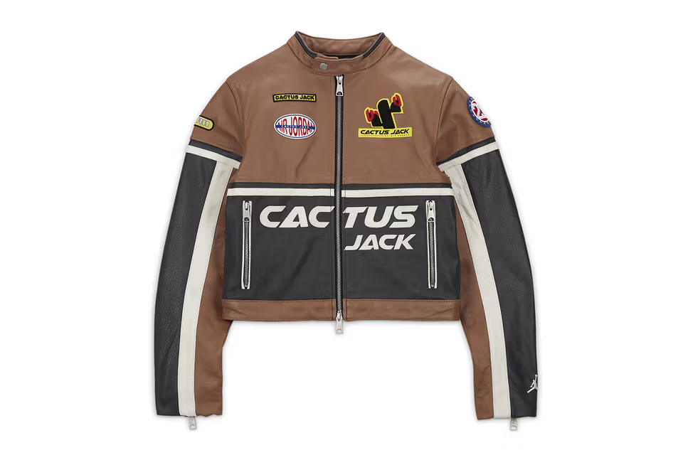 Travis Scott x Jordan Leather Jacket Womens