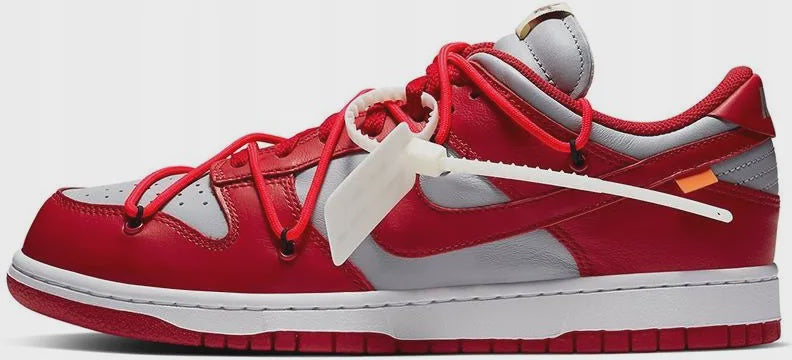 Nike Dunk Low Off-White University Red USED