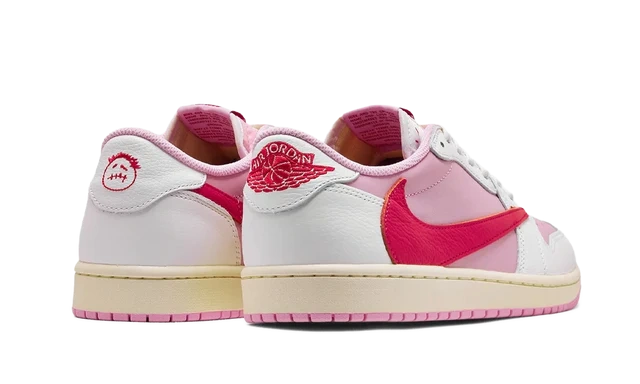 Jordan 1 Retro Low OG SP Travis Scott Sail Tropical Pink