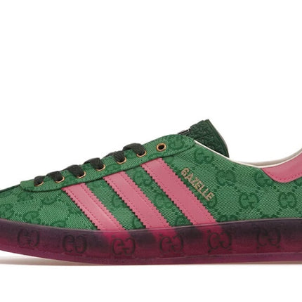 Adidas x Gucci Gazelle Green GG Monogram