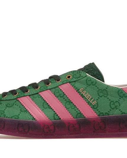 Adidas x Gucci Gazelle Green GG Monogram