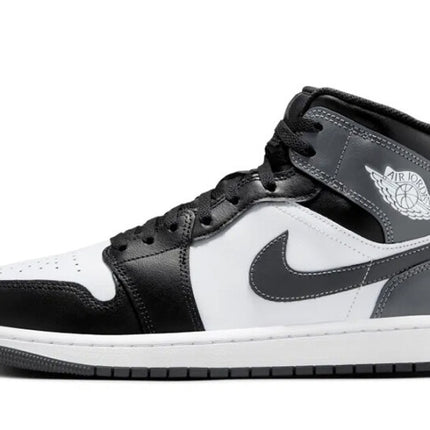 Air Jordan 1 Mid Black White Iron Grey