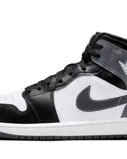 Air Jordan 1 Mid Black White Iron Grey
